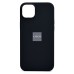 Чехол-накладка для Apple iPhone 14 Plus (темная ночь) ORG Silicone Case SafeMag с анимацией