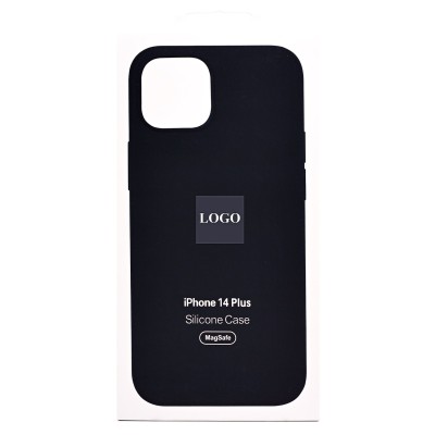 Чехол-накладка для Apple iPhone 14 Plus (темная ночь) ORG Silicone Case SafeMag с анимацией