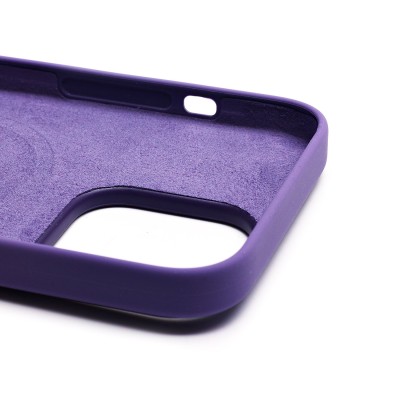 Чехол-накладка для Apple iPhone 14 Pro Max (ирис) ORG Silicone Case SafeMag с анимацией
