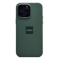 Чехол-накладка для Apple iPhone 14 Pro Max (оливковый) ORG Silicone Case SafeMag с анимацией