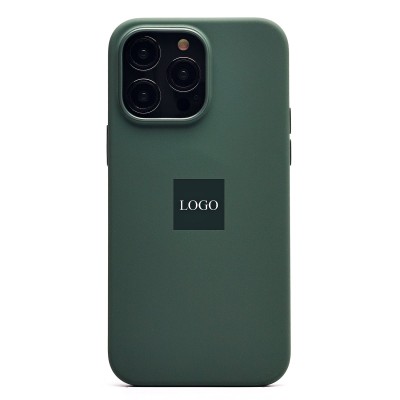 Чехол-накладка для Apple iPhone 14 Pro Max (оливковый) ORG Silicone Case SafeMag с анимацией