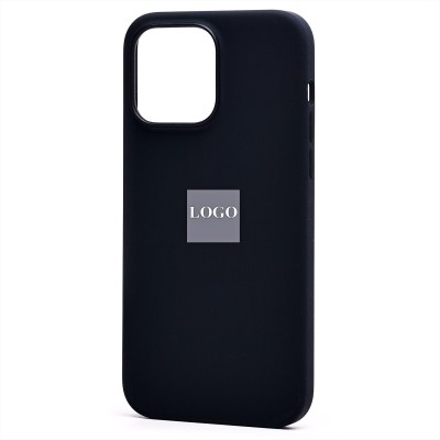 Чехол-накладка для Apple iPhone 14 Pro Max (темная ночь) ORG Silicone Case SafeMag с анимацией