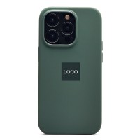 Чехол-накладка для Apple iPhone 14 Pro (оливковый) ORG Silicone Case SafeMag с анимацией