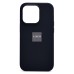 Чехол-накладка для Apple iPhone 14 Pro (темная ночь) ORG Silicone Case SafeMag с анимацией
