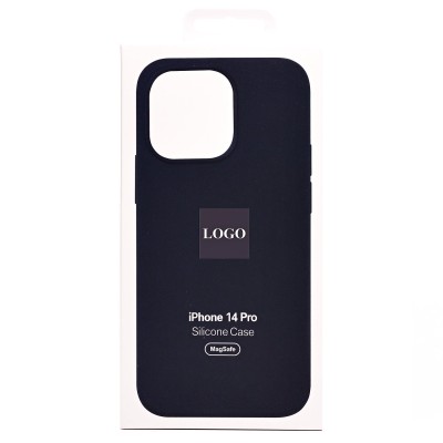 Чехол-накладка для Apple iPhone 14 Pro (темная ночь) ORG Silicone Case SafeMag с анимацией