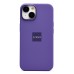 Чехол-накладка для Apple iPhone 14 (ирис) ORG Silicone Case SafeMag с анимацией