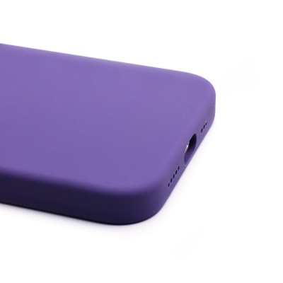 Чехол-накладка для Apple iPhone 14 (ирис) ORG Silicone Case SafeMag с анимацией