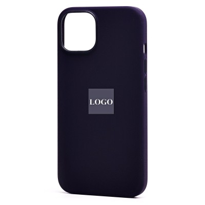 Чехол-накладка для Apple iPhone 14 (бузина) ORG Silicone Case SafeMag с анимацией