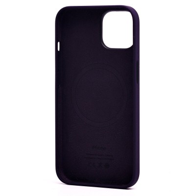 Чехол-накладка для Apple iPhone 14 (бузина) ORG Silicone Case SafeMag с анимацией