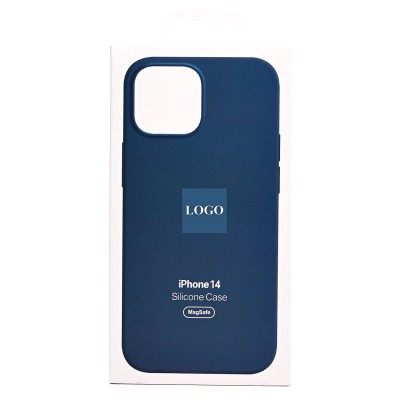 Чехол-накладка для Apple iPhone 14 (грозовая туча) ORG Silicone Case SafeMag с анимацией