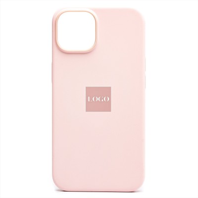 Чехол-накладка для Apple iPhone 14 (розовый мел) ORG Silicone Case SafeMag с анимацией Чехол-накладка для Apple iPhone 14 (розовый мел) ORG Silicone Case SafeMag с анимацией