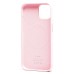 Чехол-накладка для Apple iPhone 14 (розовый мел) ORG Silicone Case SafeMag с анимацией