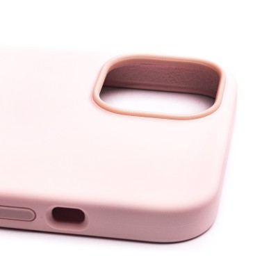 Чехол-накладка для Apple iPhone 14 (розовый мел) ORG Silicone Case SafeMag с анимацией