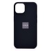 Чехол-накладка для Apple iPhone 14 (темная ночь) ORG Silicone Case SafeMag с анимацией