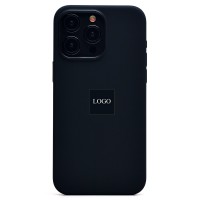 Чехол-накладка для Apple iPhone 15 Pro Max (черный) ORG Silicone Case SafeMag с анимацией