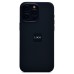 Чехол-накладка для Apple iPhone 15 Pro Max (черный) ORG Silicone Case SafeMag с анимацией