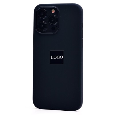 Чехол-накладка для Apple iPhone 15 Pro Max (черный) ORG Silicone Case SafeMag с анимацией