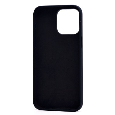 Чехол-накладка для Apple iPhone 15 Pro Max (черный) ORG Silicone Case SafeMag с анимацией