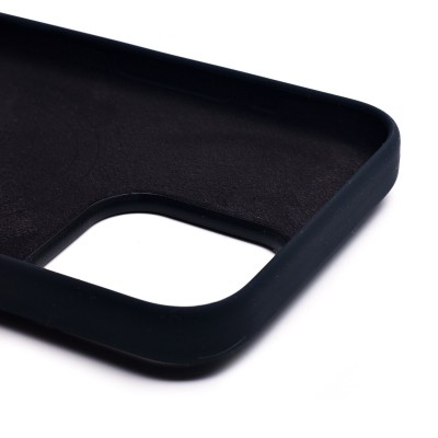 Чехол-накладка для Apple iPhone 15 Pro Max (черный) ORG Silicone Case SafeMag с анимацией