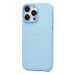 Чехол-накладка для Apple iPhone 15 Pro Max (голубой) ORG Silicone Case SafeMag с анимацией