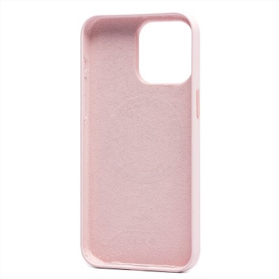 Чехол-накладка для Apple iPhone 15 Pro Max (светло-розовый) ORG Silicone Case SafeMag с анимацией