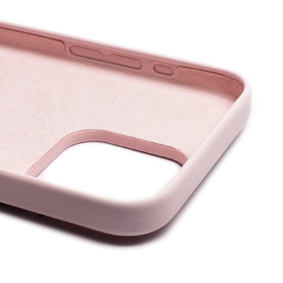 Чехол-накладка для Apple iPhone 15 Pro Max (светло-розовый) ORG Silicone Case SafeMag с анимацией