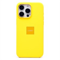 Чехол-накладка для Apple iPhone 15 Pro Max (солнечный) ORG Silicone Case SafeMag с анимацией