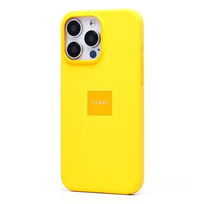 Чехол-накладка для Apple iPhone 15 Pro Max (солнечный) ORG Silicone Case SafeMag с анимацией