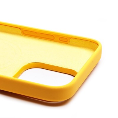 Чехол-накладка для Apple iPhone 15 Pro Max (солнечный) ORG Silicone Case SafeMag с анимацией