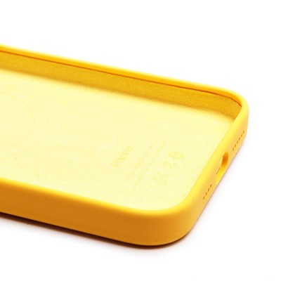 Чехол-накладка для Apple iPhone 15 Pro Max (солнечный) ORG Silicone Case SafeMag с анимацией