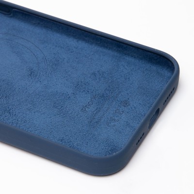 Чехол-накладка для Apple iPhone 15 Pro Max (грозовая туча) ORG Silicone Case SafeMag с анимацией