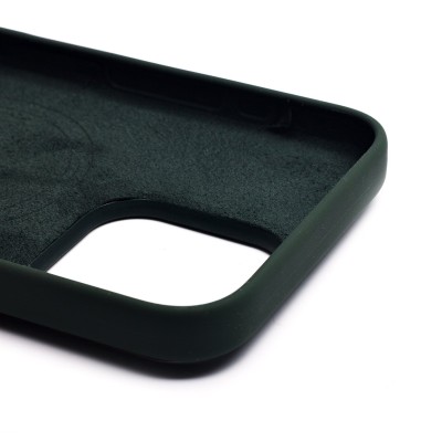 Чехол-накладка для Apple iPhone 15 Pro Max (кипарис) ORG Silicone Case SafeMag с анимацией