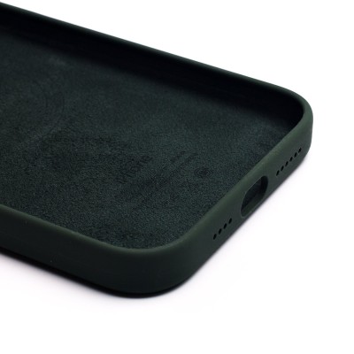 Чехол-накладка для Apple iPhone 15 Pro Max (кипарис) ORG Silicone Case SafeMag с анимацией