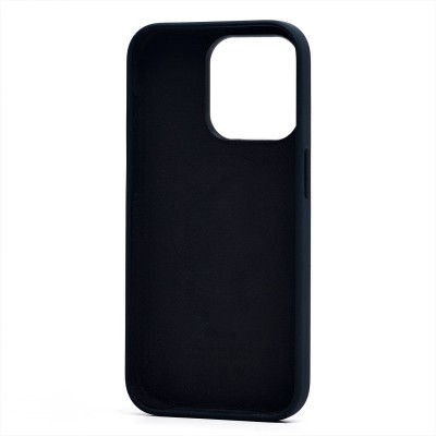 Чехол-накладка для Apple iPhone 15 Pro (черный) ORG Silicone Case SafeMag с анимацией