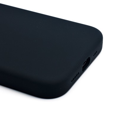 Чехол-накладка для Apple iPhone 15 Pro (черный) ORG Silicone Case SafeMag с анимацией