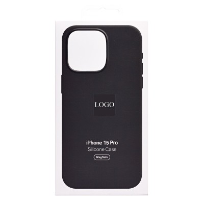 Чехол-накладка для Apple iPhone 15 Pro (глиняный) ORG Silicone Case SafeMag с анимацией