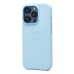 Чехол-накладка для Apple iPhone 15 Pro (голубой) ORG Silicone Case SafeMag с анимацией