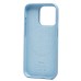 Чехол-накладка для Apple iPhone 15 Pro (голубой) ORG Silicone Case SafeMag с анимацией