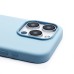 Чехол-накладка для Apple iPhone 15 Pro (голубой) ORG Silicone Case SafeMag с анимацией