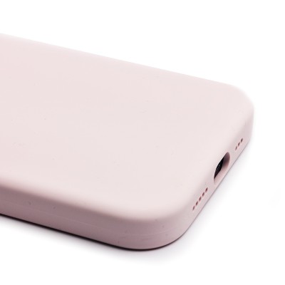 Чехол-накладка для Apple iPhone 15 Pro (светло-розовый) ORG Silicone Case SafeMag с анимацией
