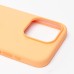 Чехол-накладка для Apple iPhone 15 Pro (апельсиновый щербет) ORG Silicone Case SafeMag с анимацией