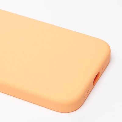 Чехол-накладка для Apple iPhone 15 Pro (апельсиновый щербет) ORG Silicone Case SafeMag с анимацией