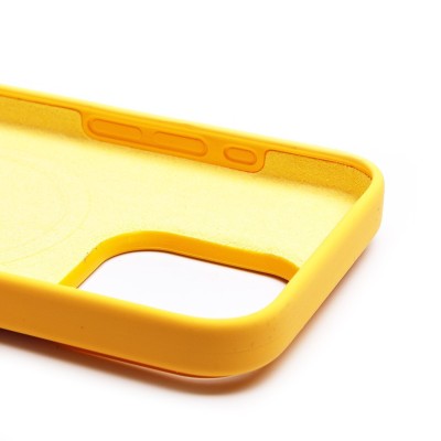 Чехол-накладка для Apple iPhone 15 Pro (солнечный) ORG Silicone Case SafeMag с анимацией