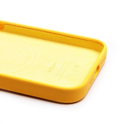 Чехол-накладка для Apple iPhone 15 Pro (солнечный) ORG Silicone Case SafeMag с анимацией