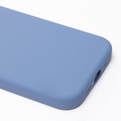 Чехол-накладка для Apple iPhone 15 Pro (зимний синий) ORG Silicone Case SafeMag с анимацией