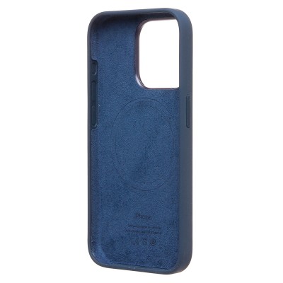 Чехол-накладка для Apple iPhone 15 Pro (грозовая туча) ORG Silicone Case SafeMag с анимацией