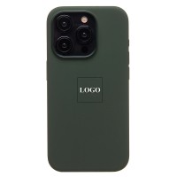 Чехол-накладка для Apple iPhone 15 Pro (кипарис) ORG Silicone Case SafeMag с анимацией