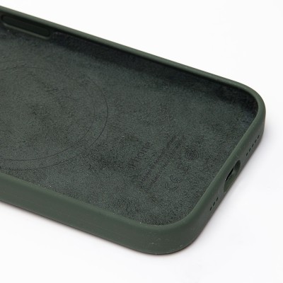 Чехол-накладка для Apple iPhone 15 Pro (кипарис) ORG Silicone Case SafeMag с анимацией