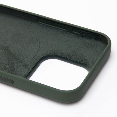 Чехол-накладка для Apple iPhone 15 Pro (кипарис) ORG Silicone Case SafeMag с анимацией