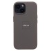 Чехол-накладка для Apple iPhone 15 (глиняный) ORG Silicone Case SafeMag с анимацией
